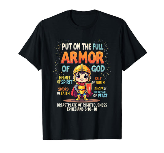 Jesus Armor Of God Christian Cute Baby Boy Toddler T-Shirt
