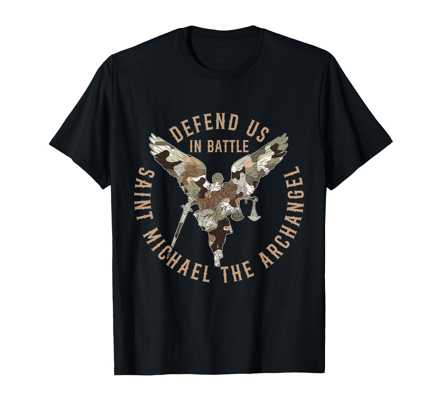 Defend us in battle Saint Michael the archangel T-Shirt