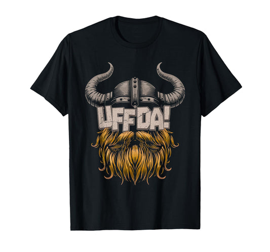 Norwegian Quote: UFF DA - Scandinavian Viking T-Shirt