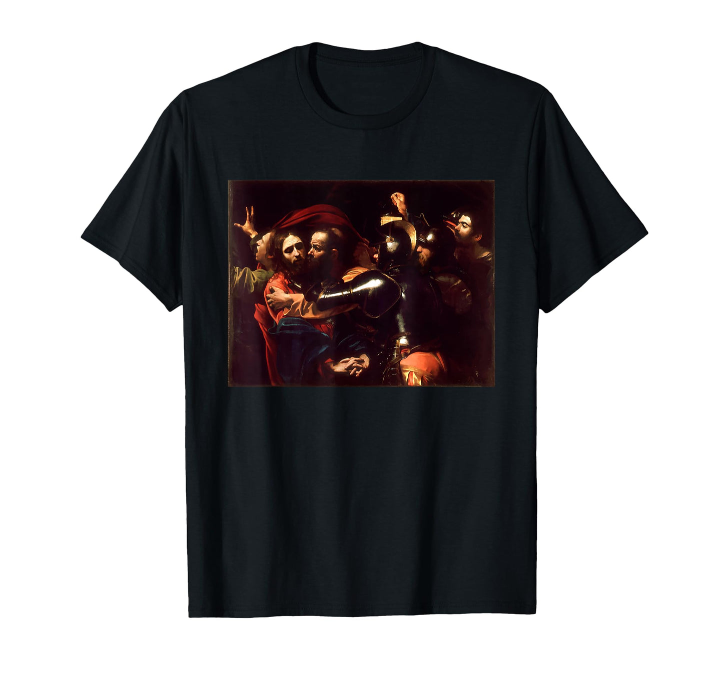 Caravaggios The Taking of Christ | Art Painting T-Shirt