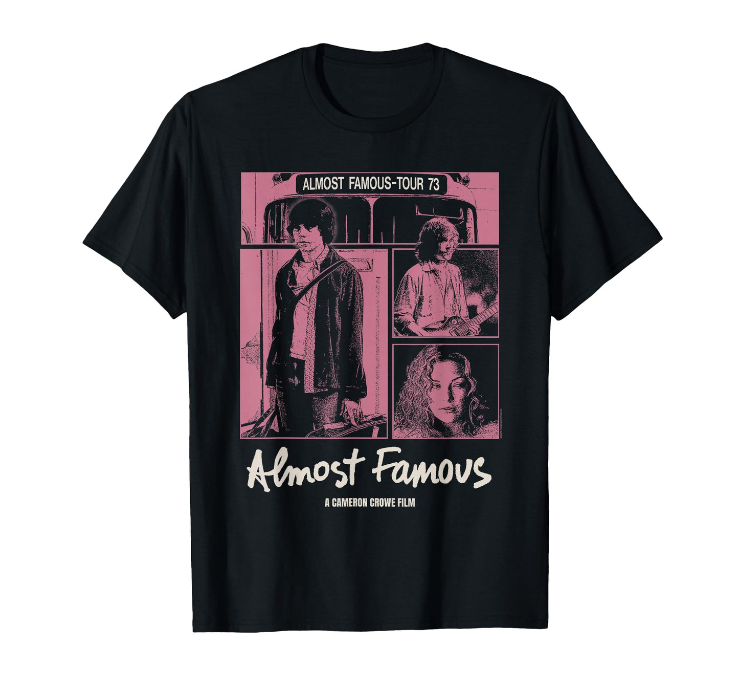 Almost Famous Pink Cast Photos Collage Movie T-Shirt
