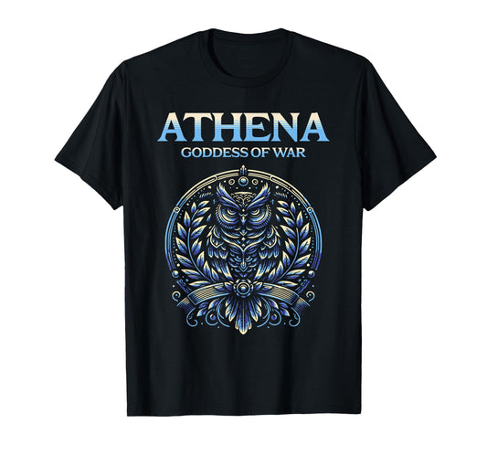 Athena Greek Goddess of War T-Shirt