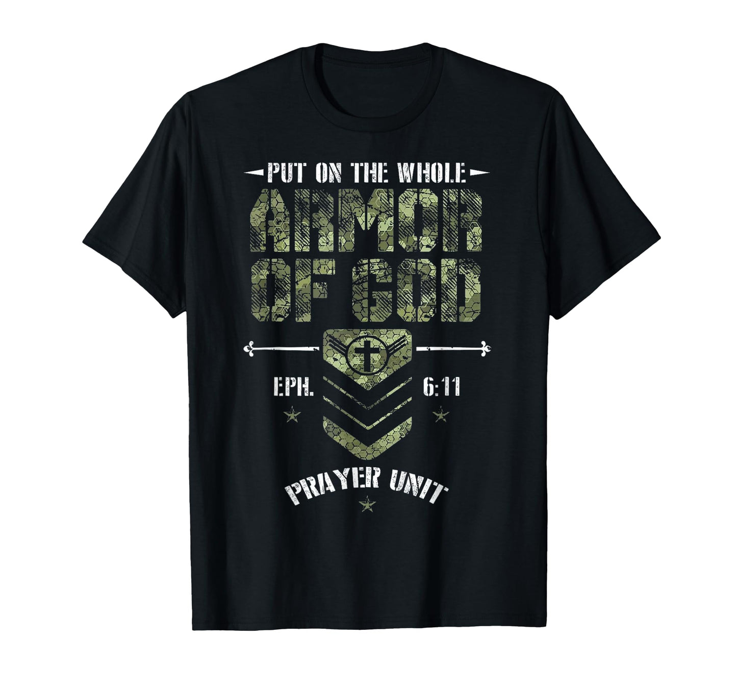 Put On The Whole Armor Of God Christian Bible Scripture Men T-Shirt