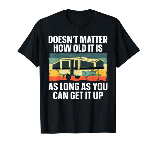 Best Pop Up Camper Art For Men Women Pop Up Trailer Camping T-Shirt