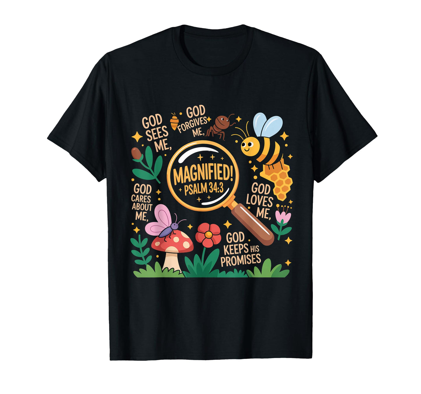 VBS Magnified Faith Adventure – Psalm 34:3 Insect Explorer T-Shirt