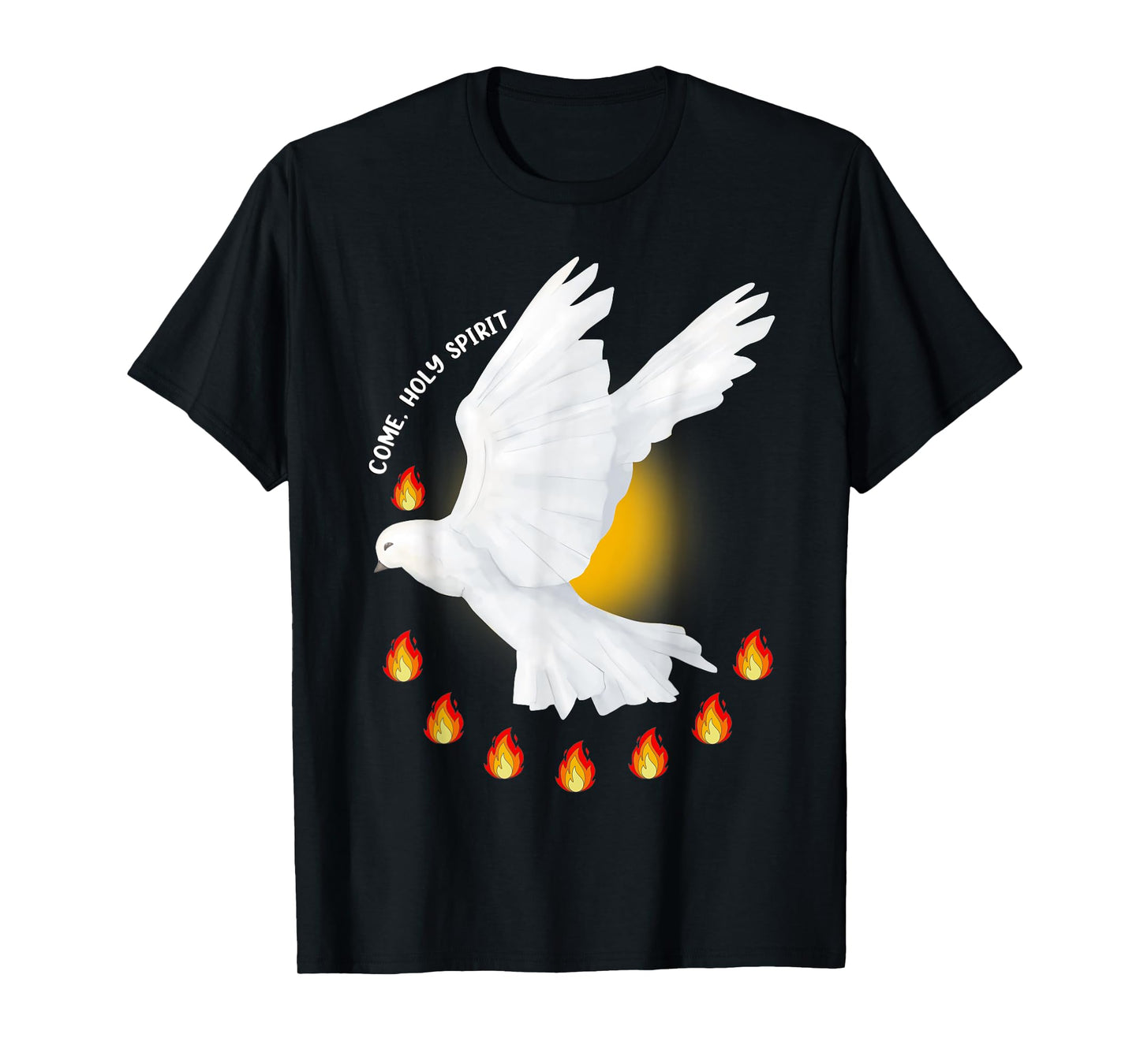 Come Holy Spirit Pentecost Jesus Christian Dove Pentecost T-Shirt