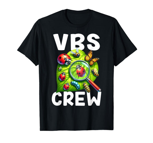 VBS Crew Magnified VBS 2025 Vacation Bible School Christian T-Shirt