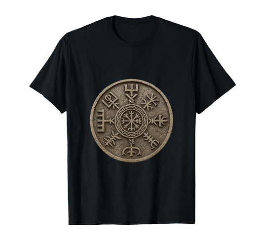 Viking Vegvisir Viking Celtic Germanic Valhalla Compass T-Shirt