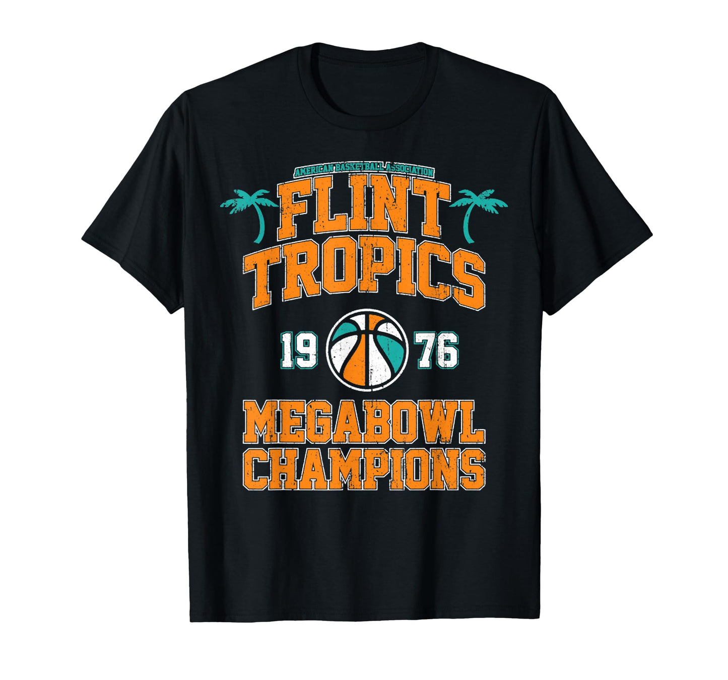 Vintage Sport Quote Flint Tropics Retro Megabowl Champions T-Shirt