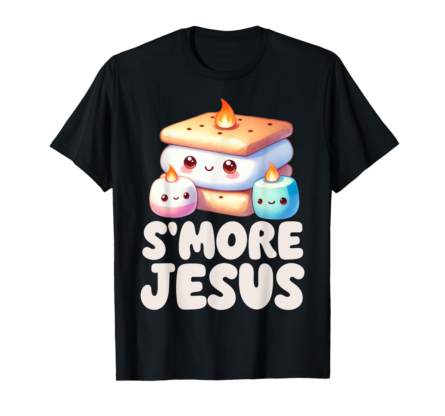 Smore Jesus Kawaii S'more Christian Funny Pun Religious T-Shirt