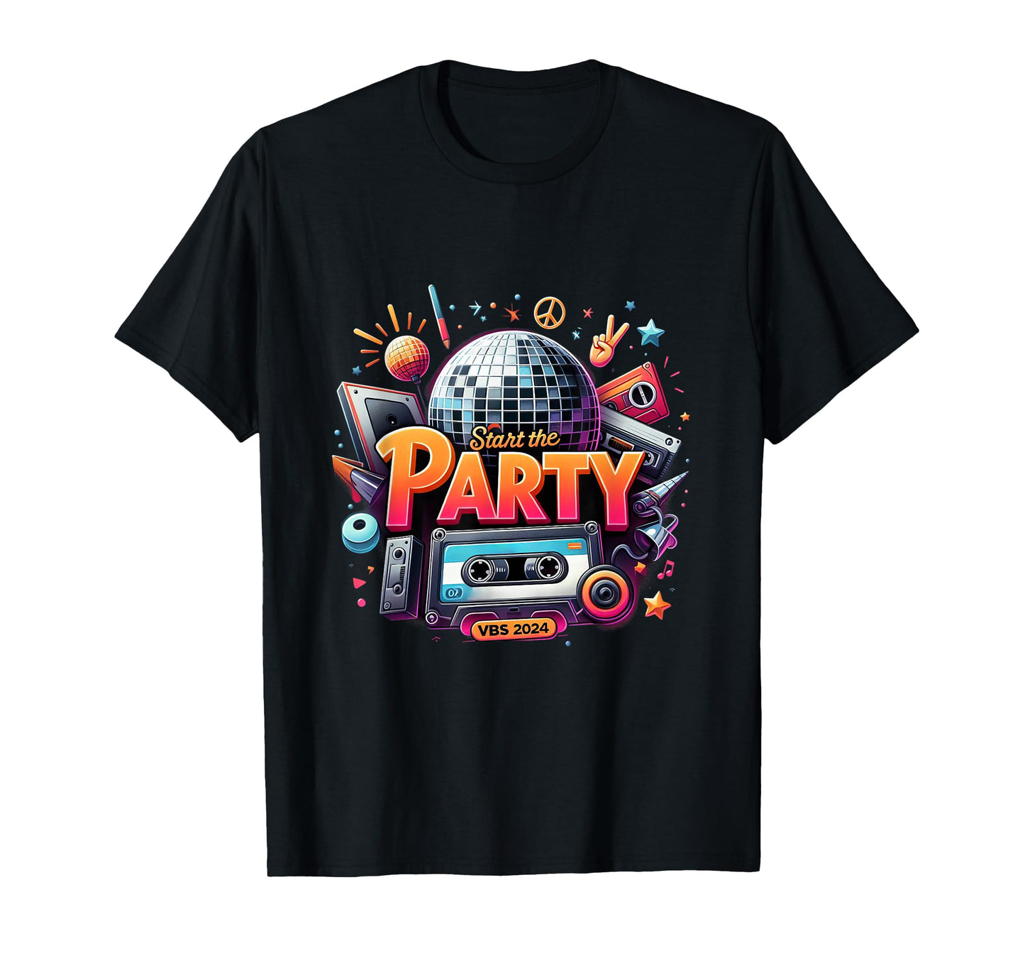 Start The Party Vacation Bible School 2024 Funny VBS 2024 T-Shirt