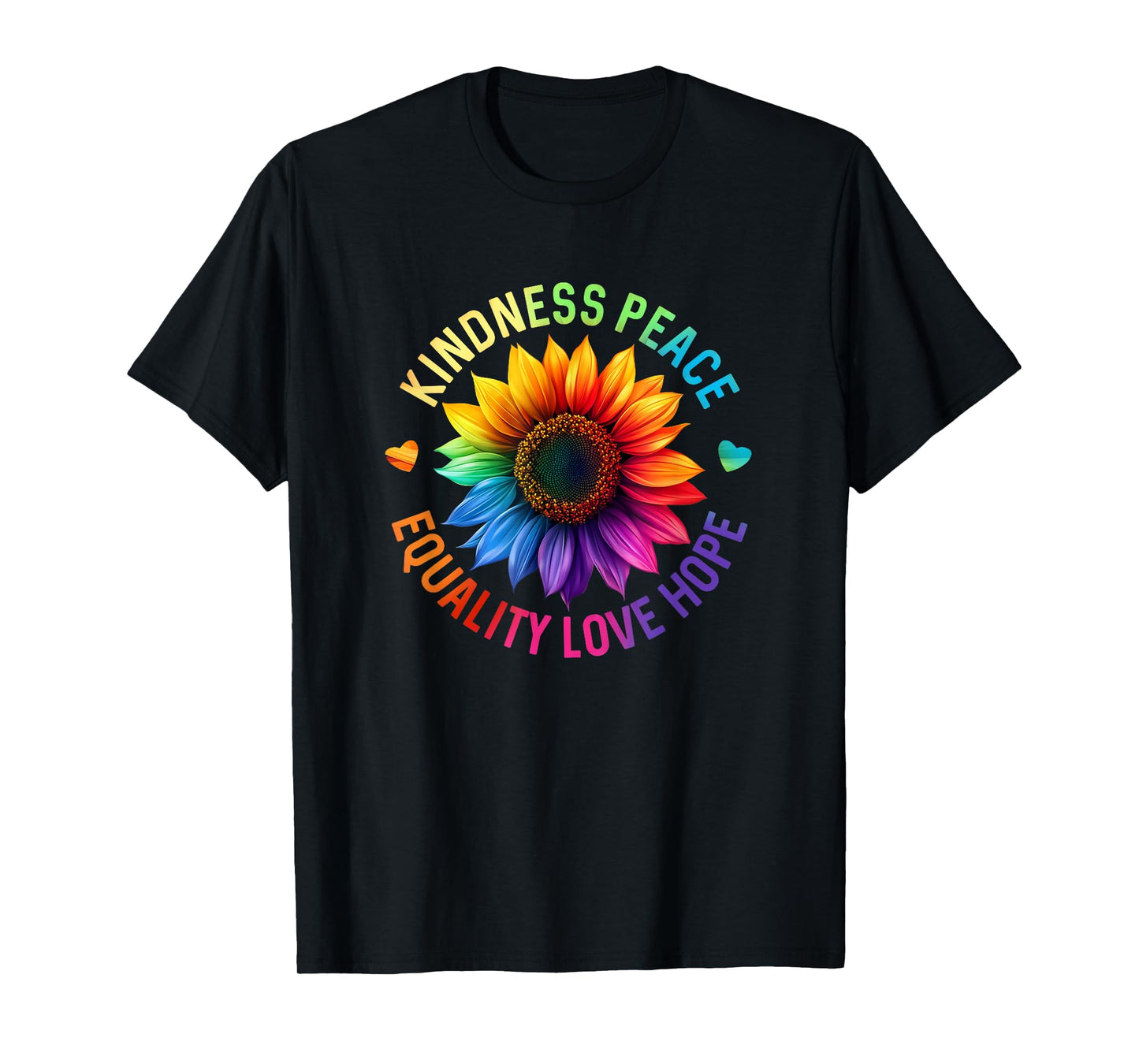 Sunflower Rainbow Ally Lgbtq Lgbt Gay Pride Month Women T-Shirt