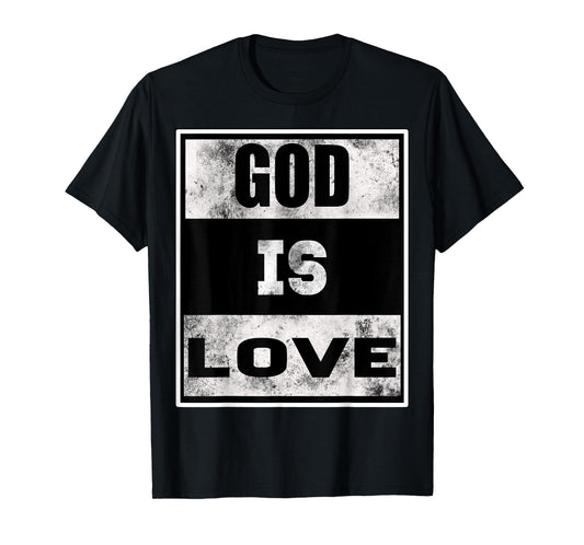 God Is Love: Vintage Christian Tees-Christian Faith T-Shirts
