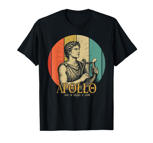 Apollo in Greek Mythology God of Music and Light T-Shirt