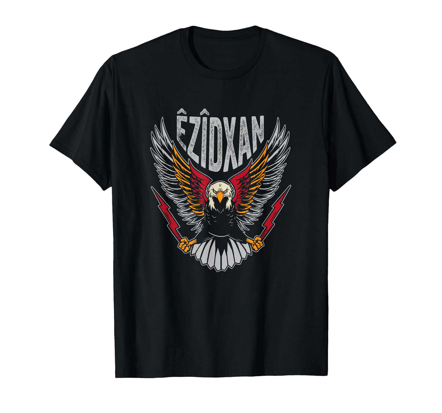 Exidxan Ezidi Yezidi Yezidi Flag T-Shirt