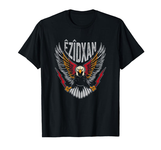 Exidxan Ezidi Yezidi Yezidi Flag T-Shirt