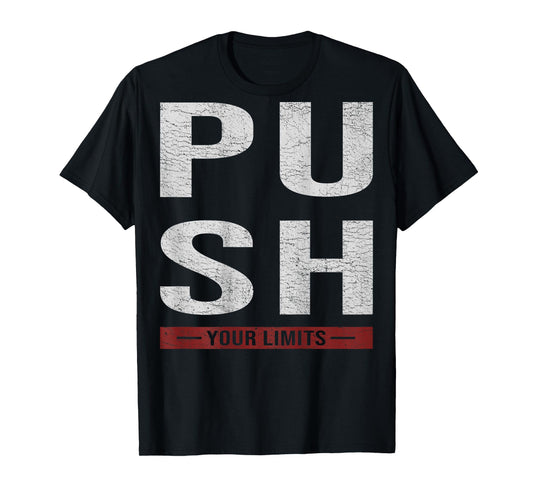 Fitness Quote Y2K Gym Training Back Print Yoga Sport Workout T-Shirt