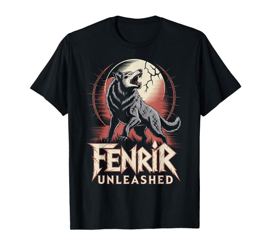 Viking Fenrir Wolf Norse Mythology Nordic Celtic T-Shirt