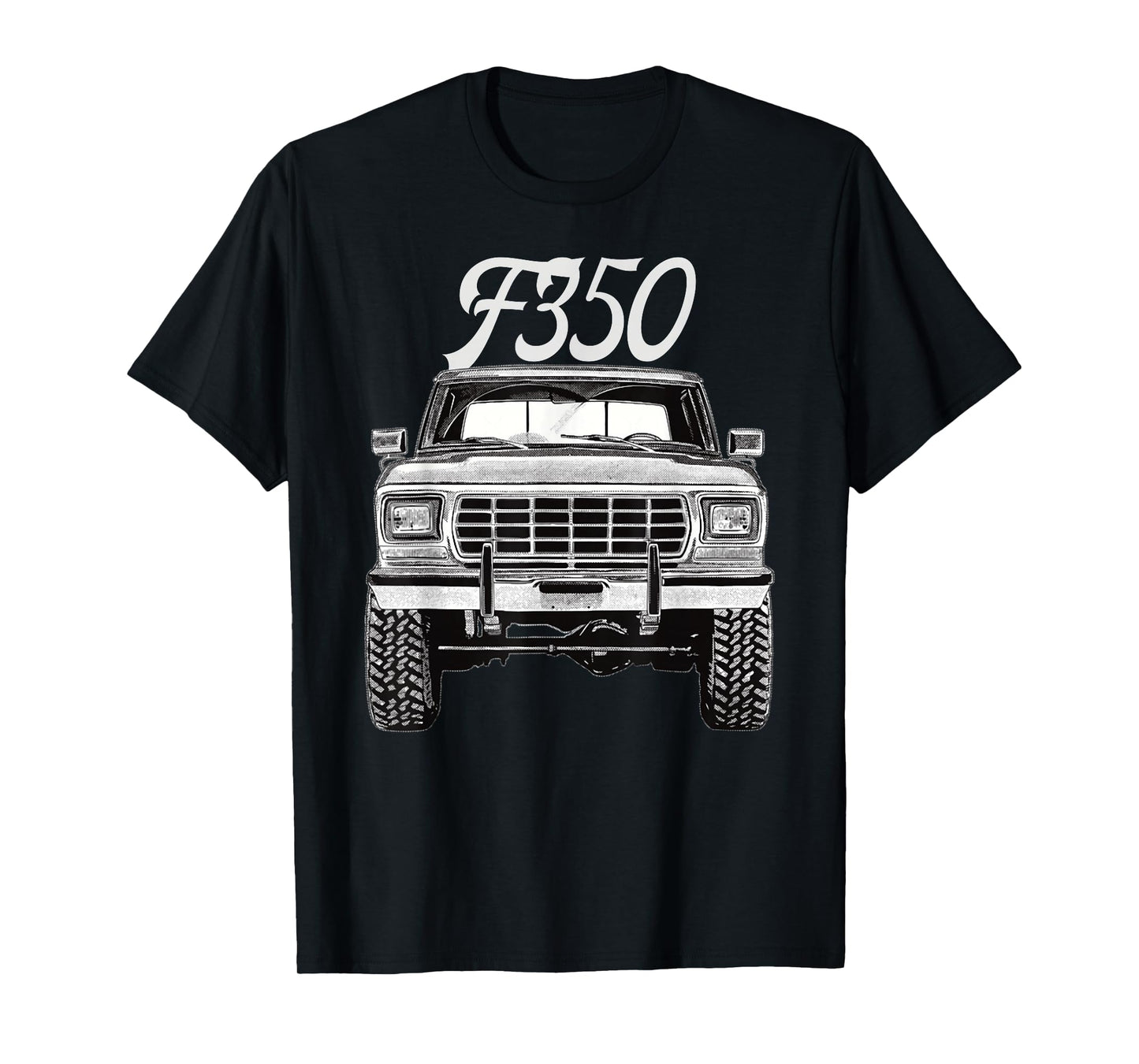 1979 F350 Truck Car T-Shirt, Small, Black