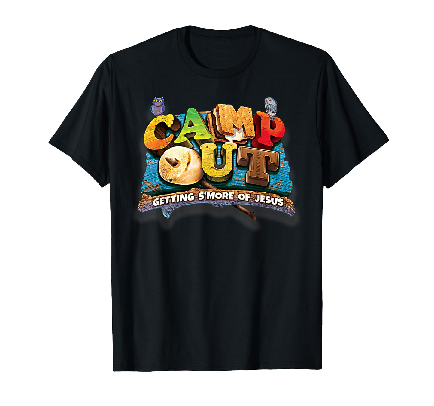 "Camp Out" Getting S'more of Jesus. A cool Summer T-shirt!! T-Shirt