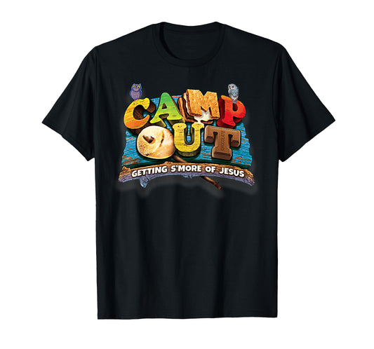 "Camp Out" Getting S'more of Jesus. A cool Summer T-shirt!! T-Shirt