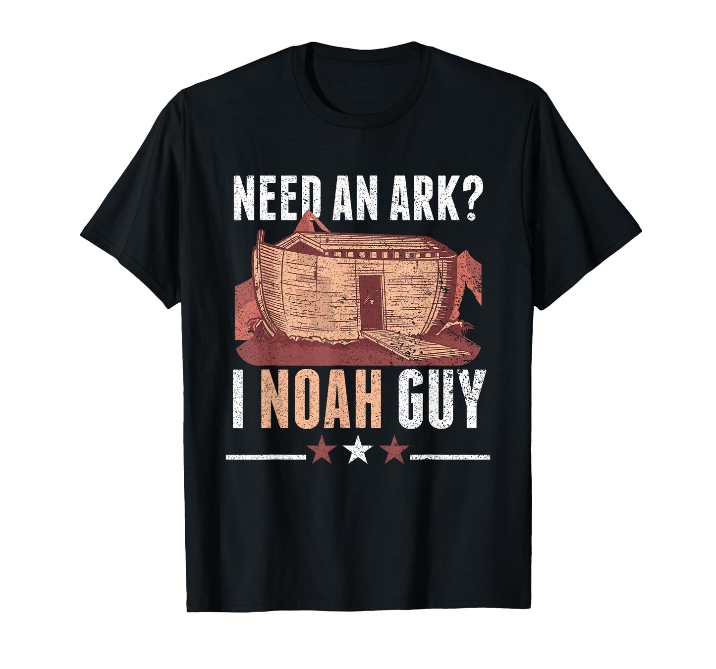 Funny Need An Ark I Noah Guy Christian Bible Character T-Shirt