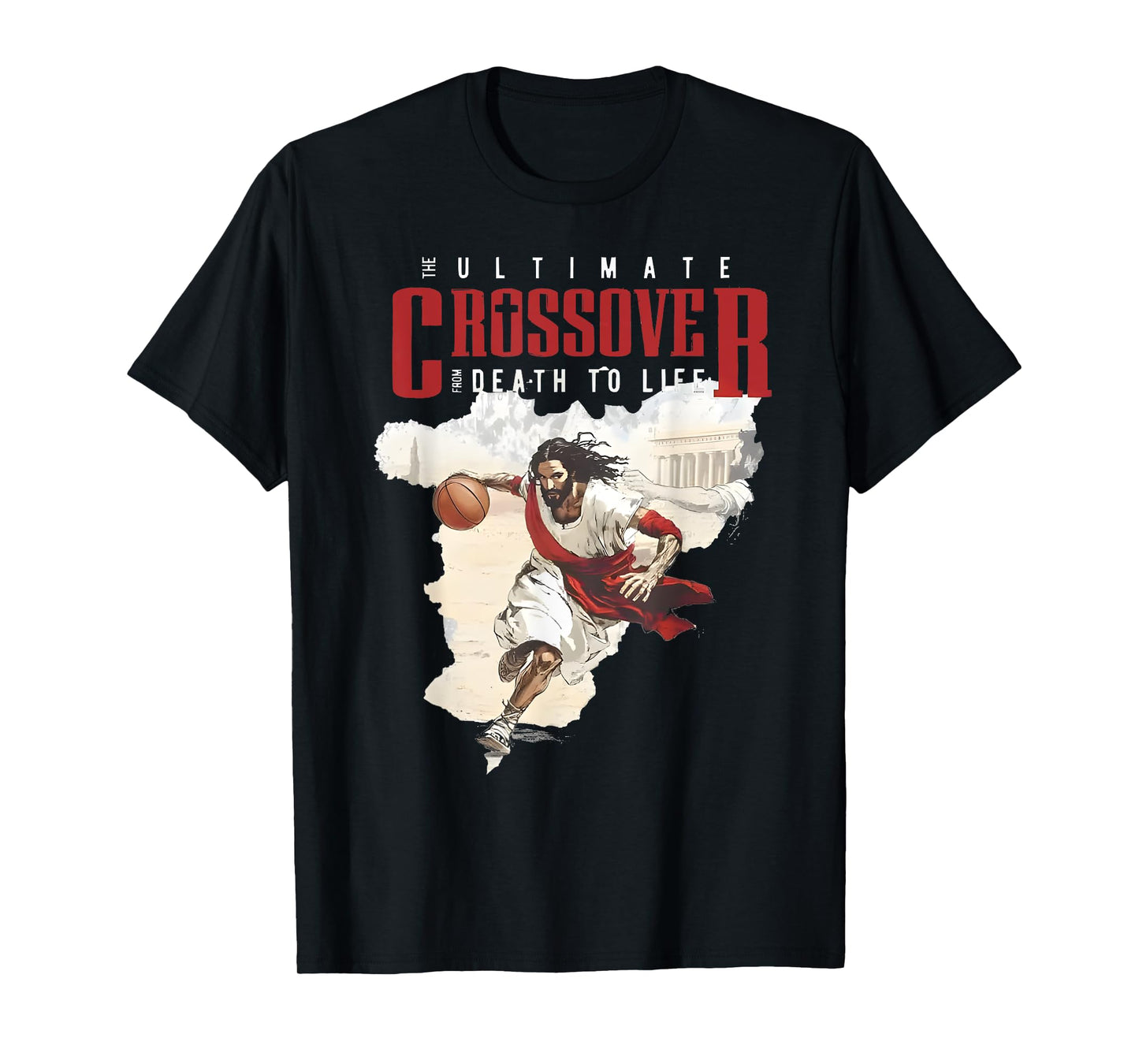 jesus the ultimate funny basketball sports player christian T-Shirt