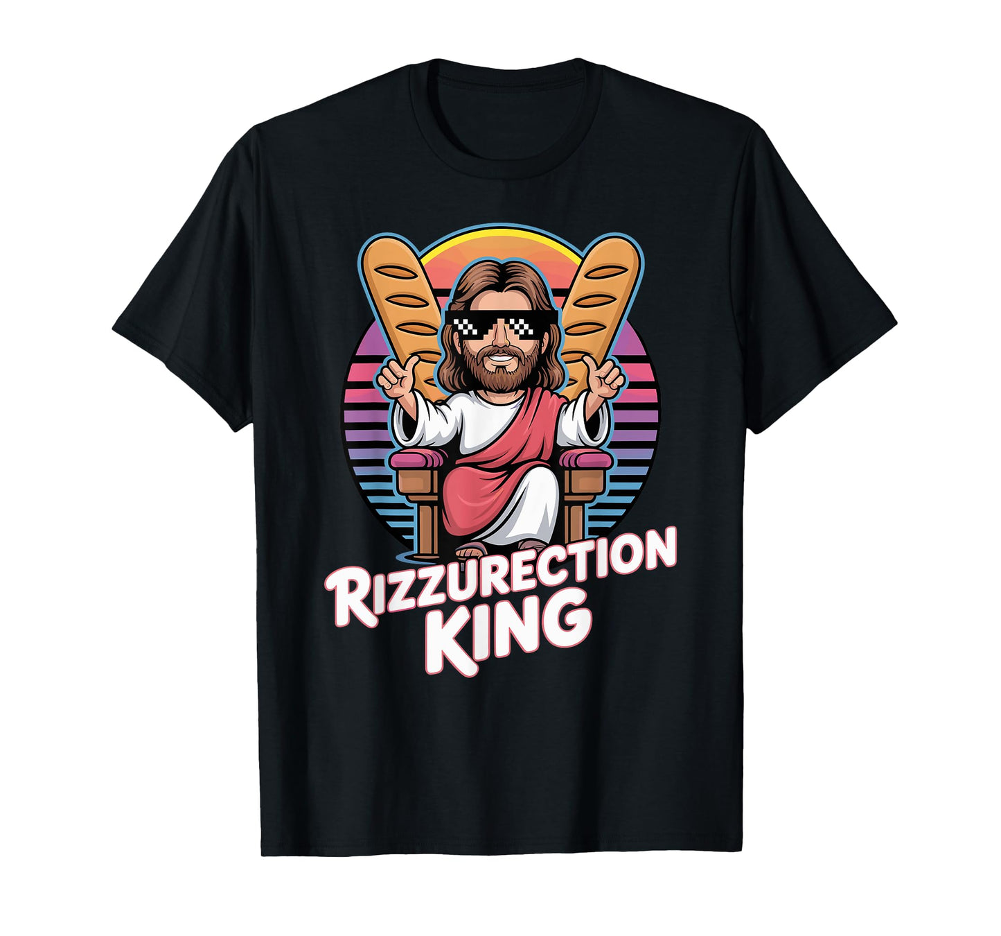 Easter Religious Funny Rizzurection King Jesus T-Shirt