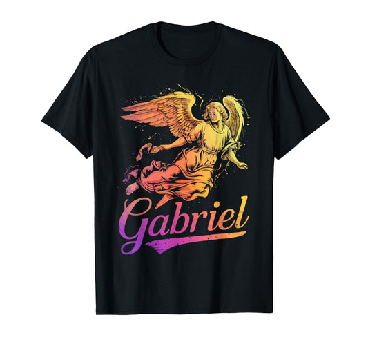 Archangel Gabriel Catholic Christianity Guardian Angel T-Shirt
