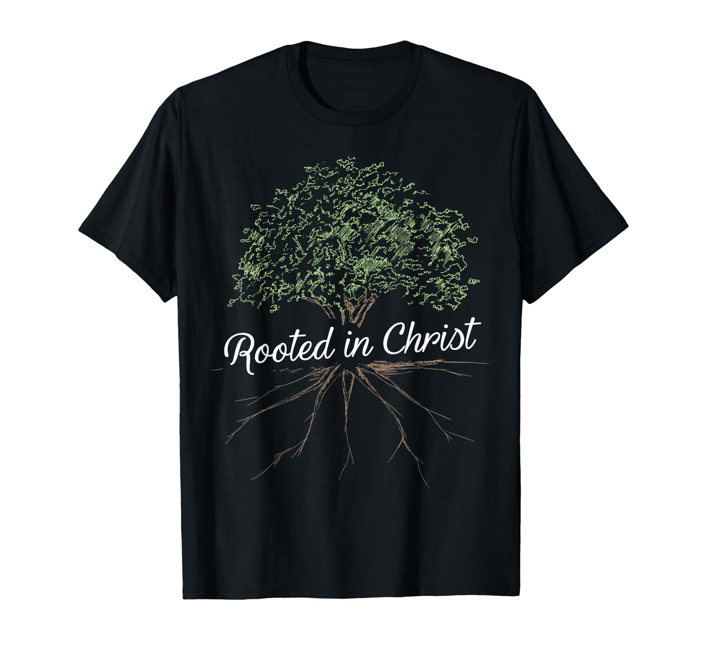 Rooted in Christ - Christian Jesus T-Shirt