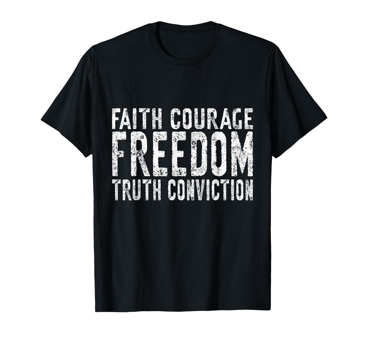 Freedom Bold Minimalist Design Free Nation T-Shirt