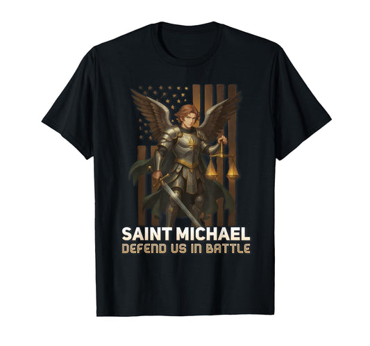 Saint Michael The Archangel Catholic T-Shirt