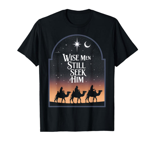 Jesus Wise Men Still Seek Him Christian Christmas T-Shirt