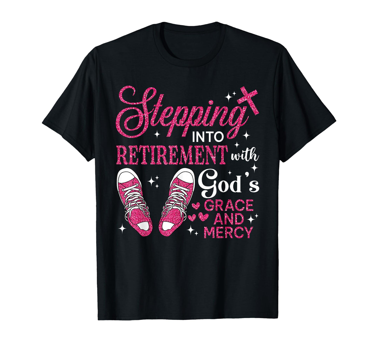 Stepping Into Retirement African American Women Christian T-Shirt