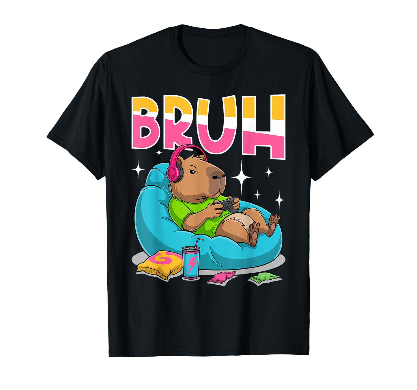Capybara Gamer Gaming T-Shirt