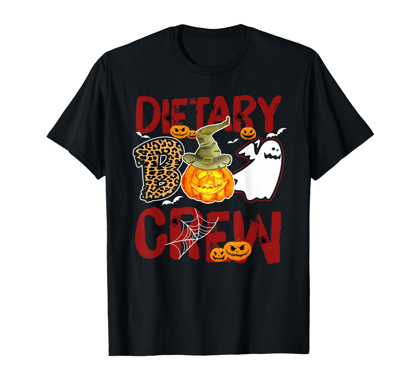 Dietary Boo Crew Halloween Nutritionist Match T-Shirt