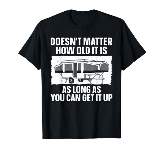 Best Pop Up Camper Art For Men Women Pop Up Trailer Camping T-Shirt