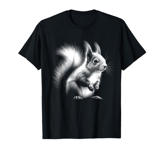 Squirrel Lover Art Design For Men And Women T-Shirt