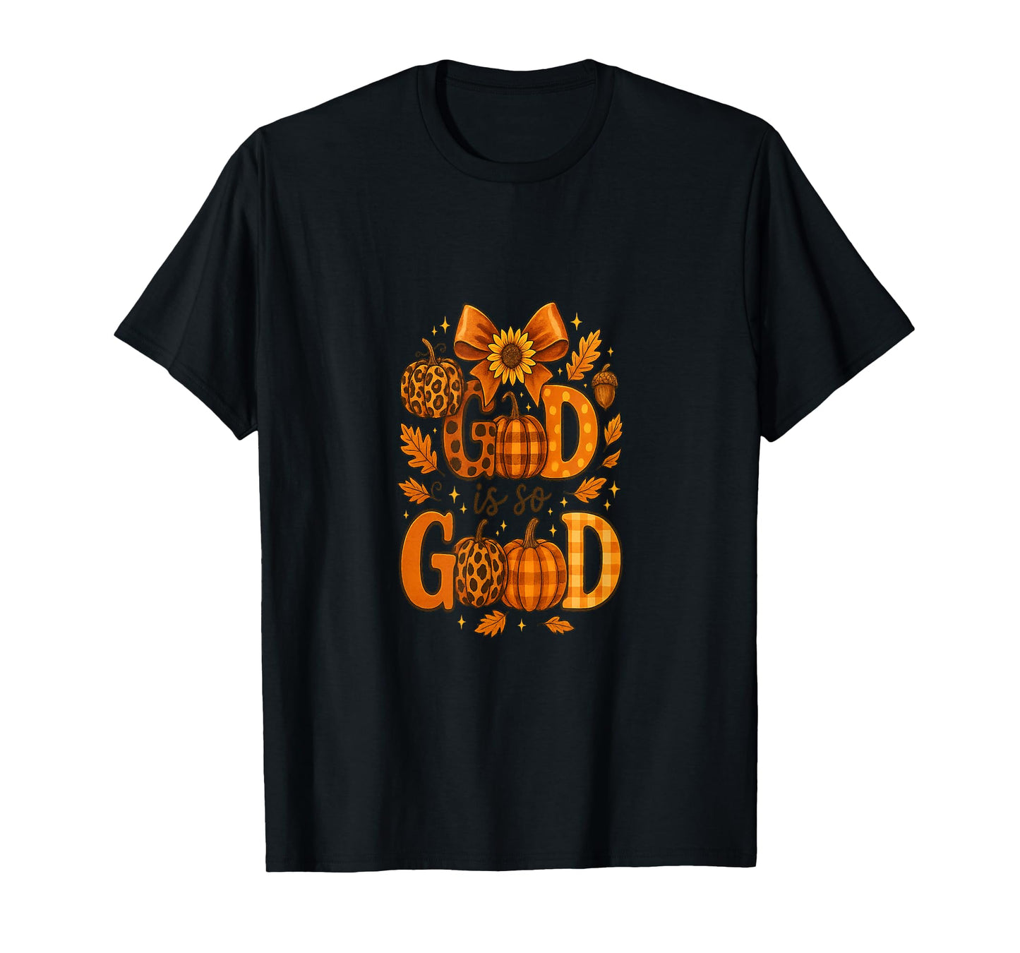 God is So Good Christian Autumn Pumpkin Thanksgiving T-Shirt