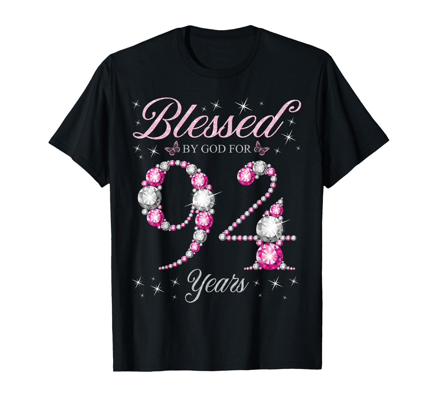 Blessed By God For 94 Years Old 94th Birthday Party T-Shirt