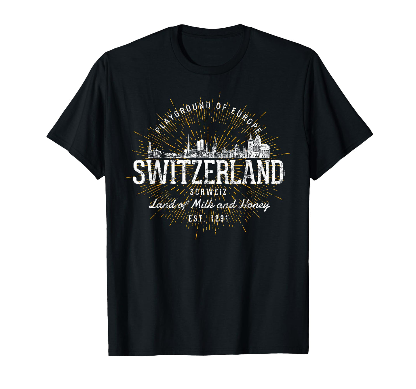 Retro Switzerland Vintage T-Shirt
