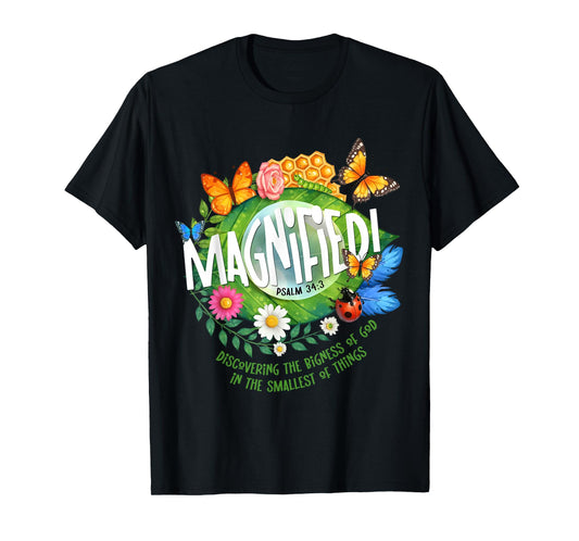 Magnified VBS Smallest Insects Adventure Christian Religious T-Shirt