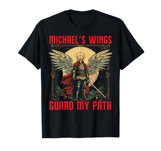 Archangel Michael Catholic Christianity Guardian Angel T-Shirt