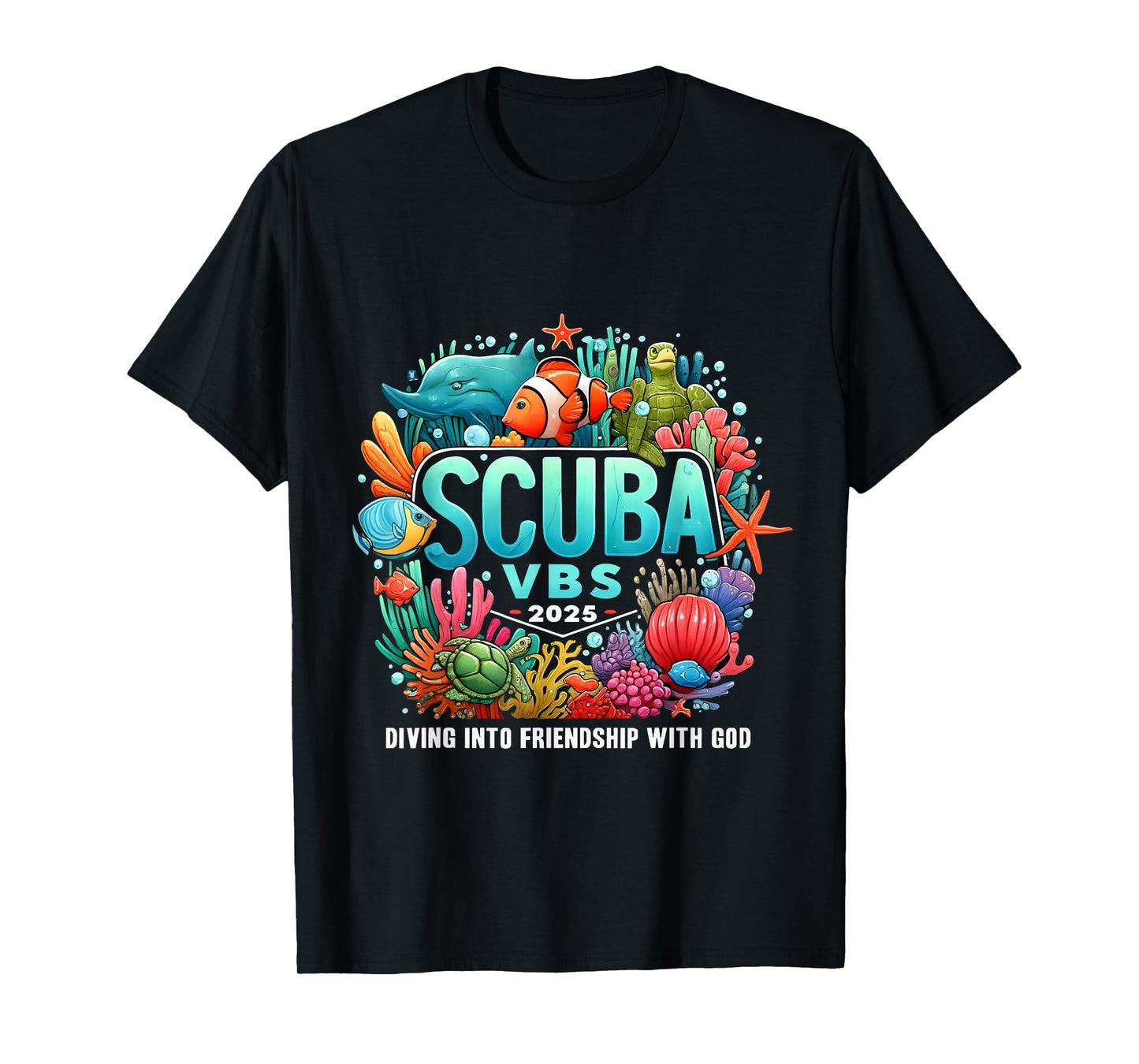 VBS 2025 Scuba Diving Into Friendship With God T-Shirt
