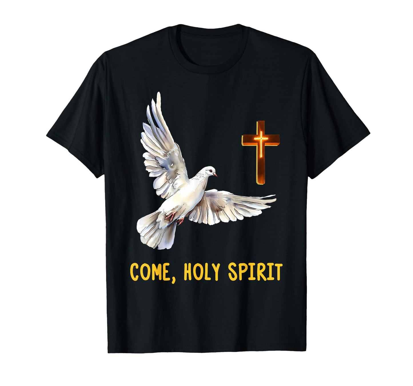 Come, Holy Spirit Cross Dove Christian T-Shirt