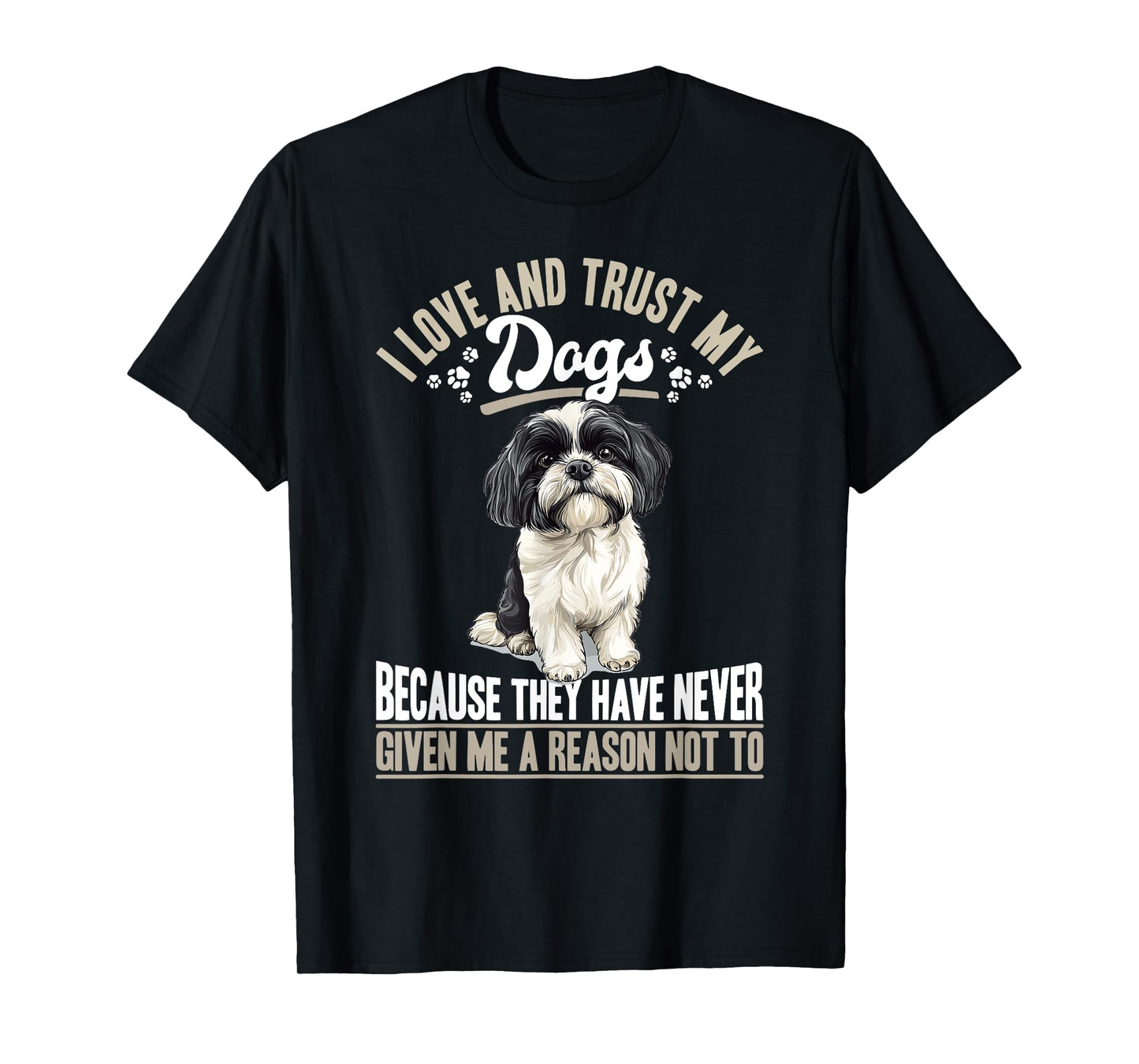 Shih Tzu Dog Owner Men Women Kids T-Shirt