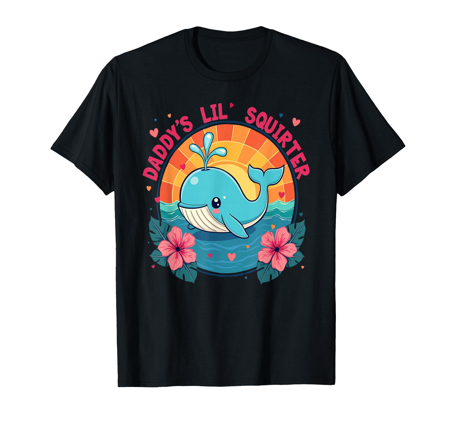 Daddys Lil Whale Shirt Funny Inappropriate Adult Humor Women T-Shirt