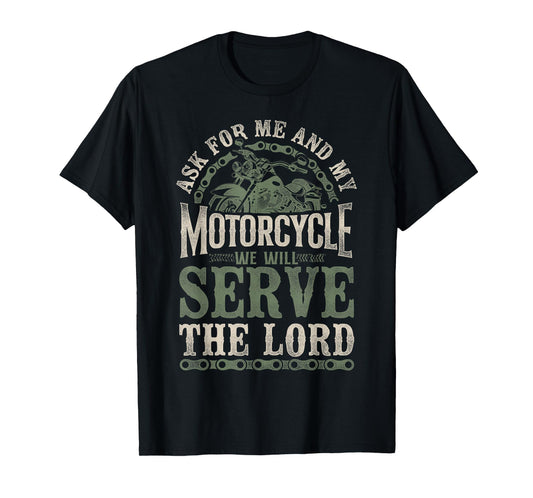 Classic Motorcycle Biker Jesus Faith Christian Biker As For T-Shirt
