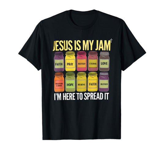 Jesus is My Jam Tshirt Men Women Christian Bible Verse T-Shirt