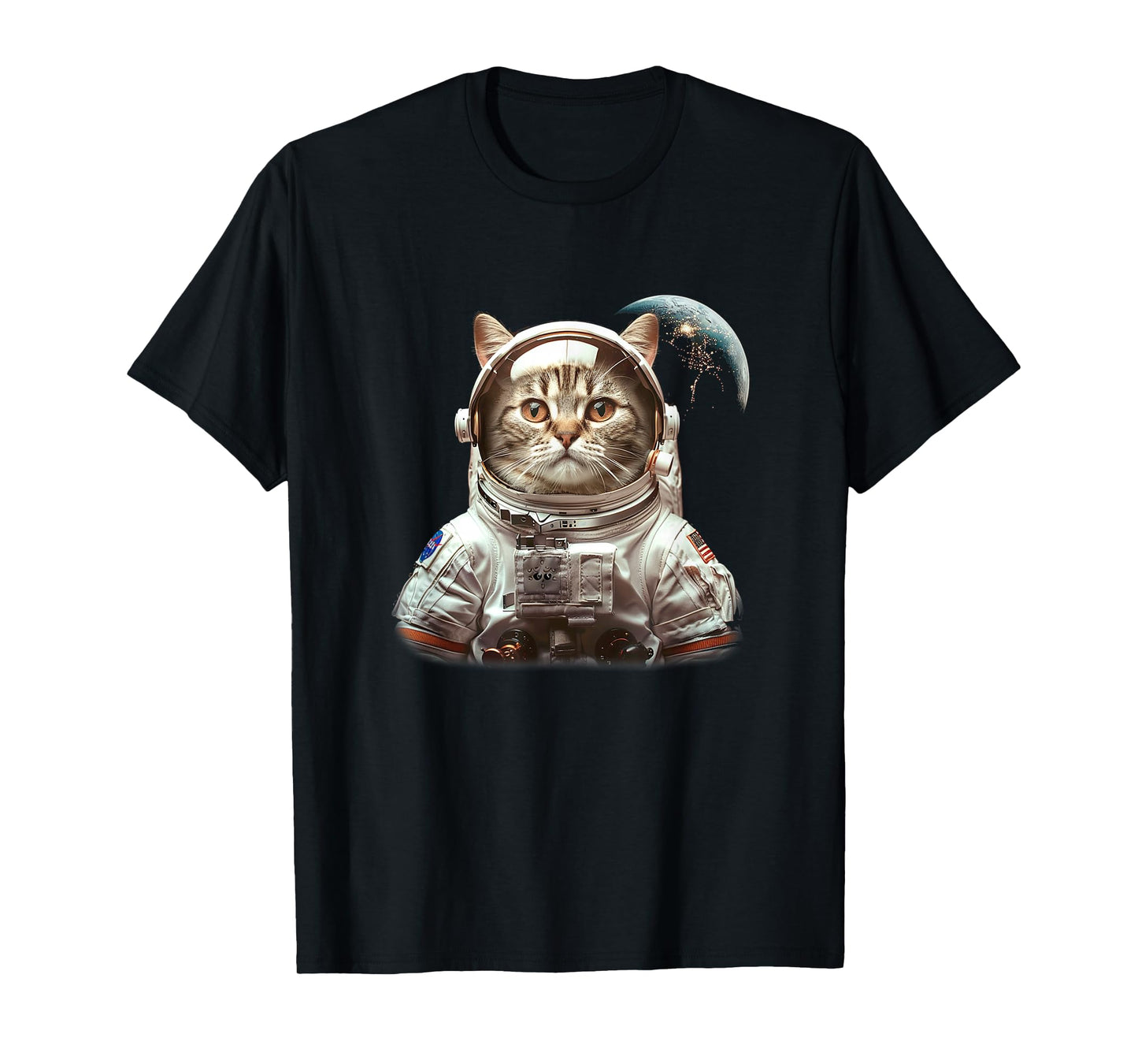 Catronaut Cat Astronaut Planets Space Design For Cat Lover T-Shirt